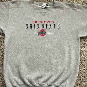Ohio State embroidered crewneck